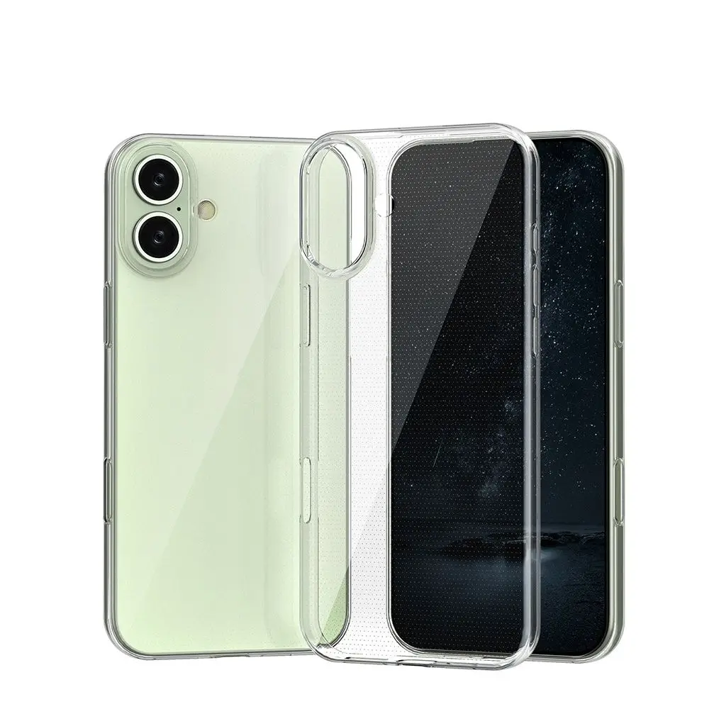 Clear Phone Case For Iphone 16 15 14 13 12 Plus Pro Max Soft Tpu Skin Friendly Camera Lens Protection Anti Yellow Sjk613 Laudtec