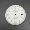 S Style White Dial Silver Index
