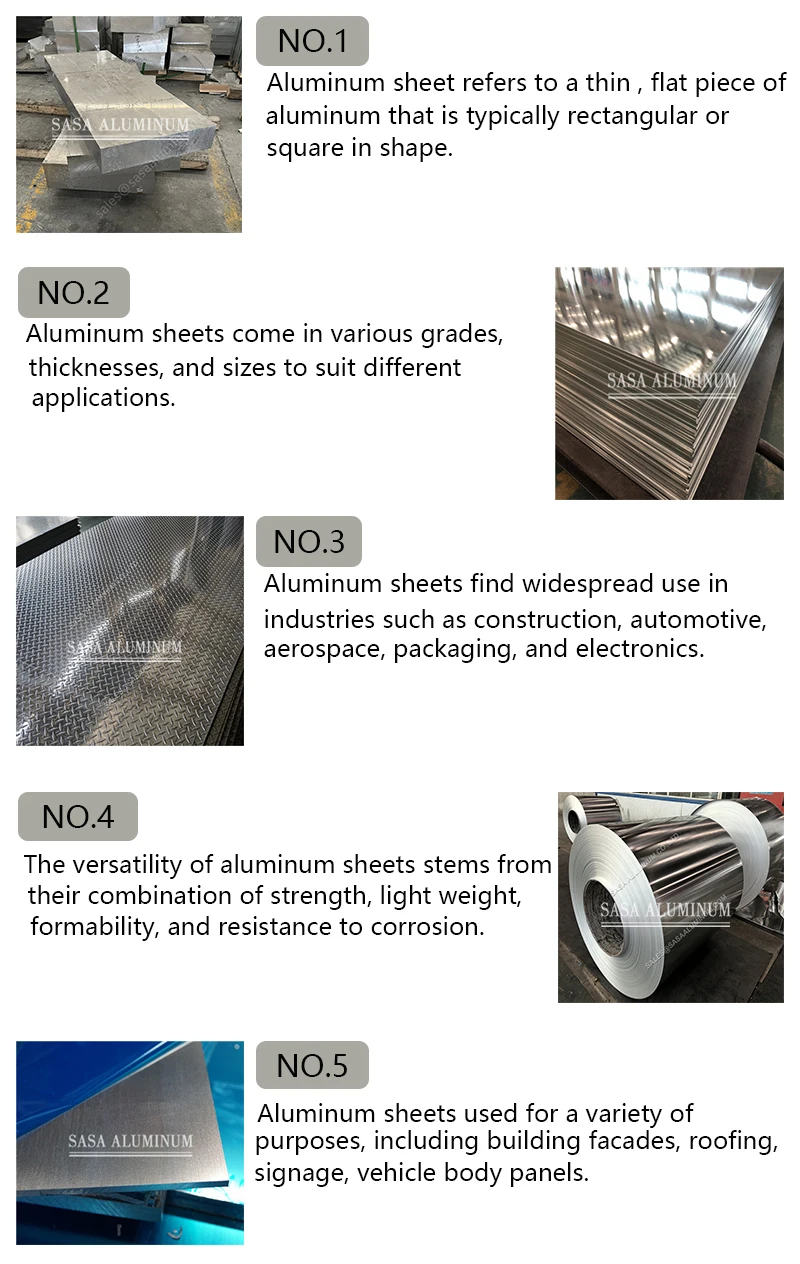Aluminum Metal Plate Sheet Astm Sheet Aluminium 5052 5054 5086 5754 ...