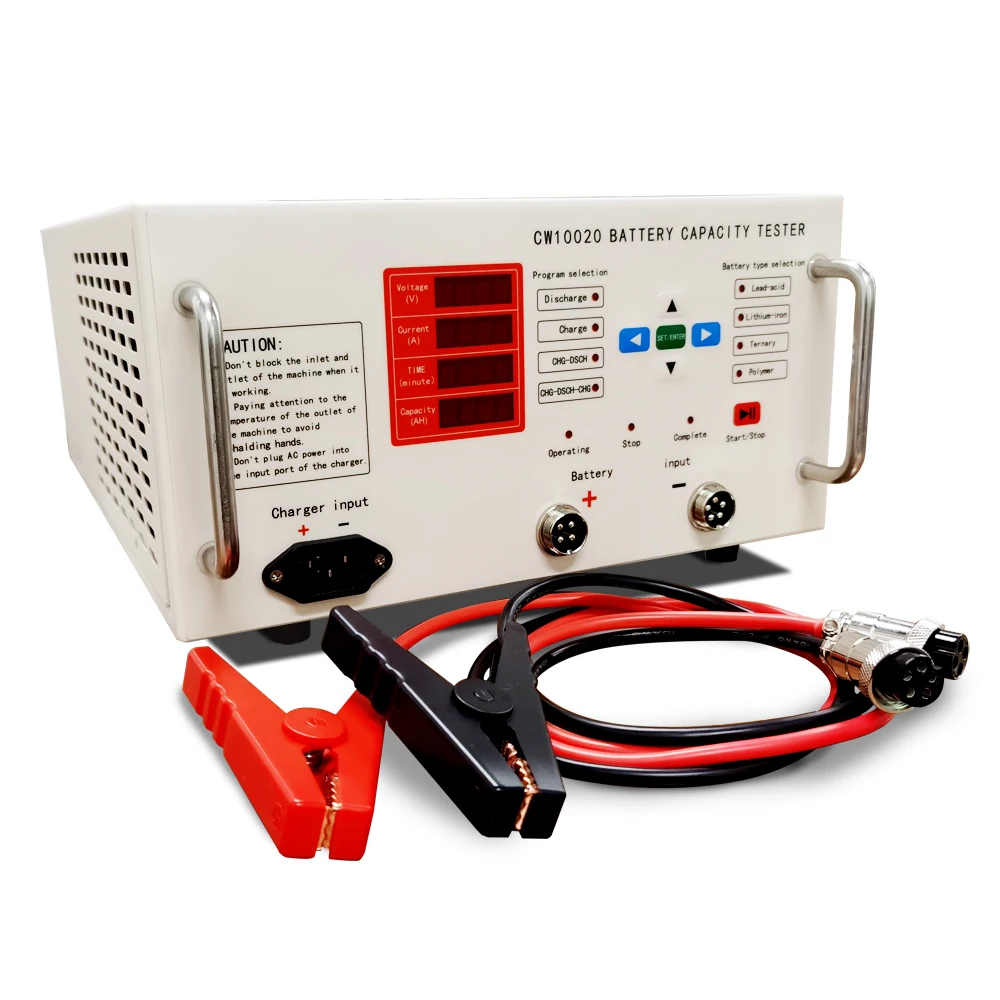 Lithium Battery Capacity Tester 100V 20A - Charge/Discharge Analyzer ...