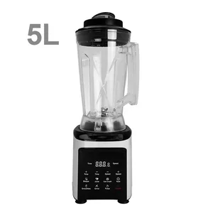 4L 5L Easy to Operate Industrial Fruit Licuadora 2200w Digital Touchpad Screen Control Panel Multifunctional Blender