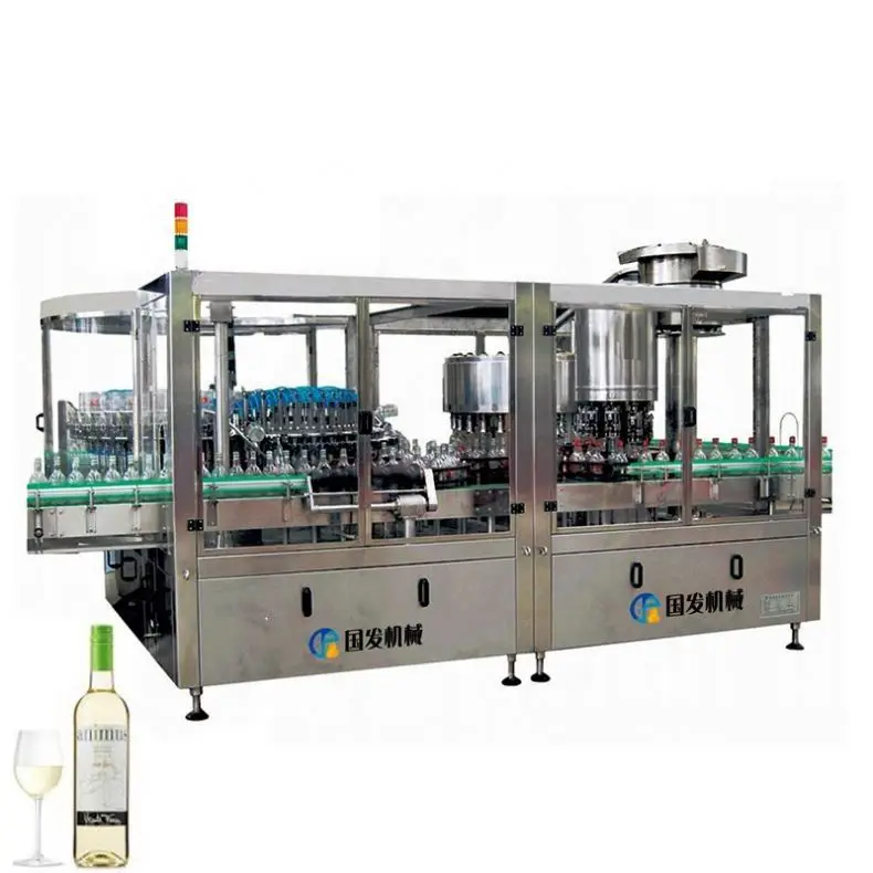 machinery for bottling wine