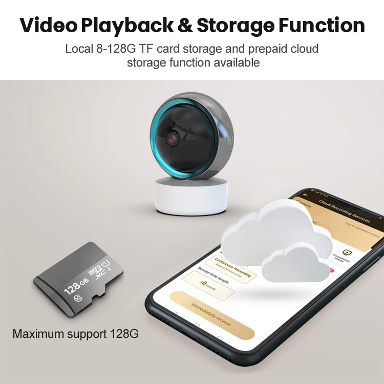 Avatto Wifi 2mp Ip Camera Tuya Smart Indoor Night Vision Two Way Audio ...