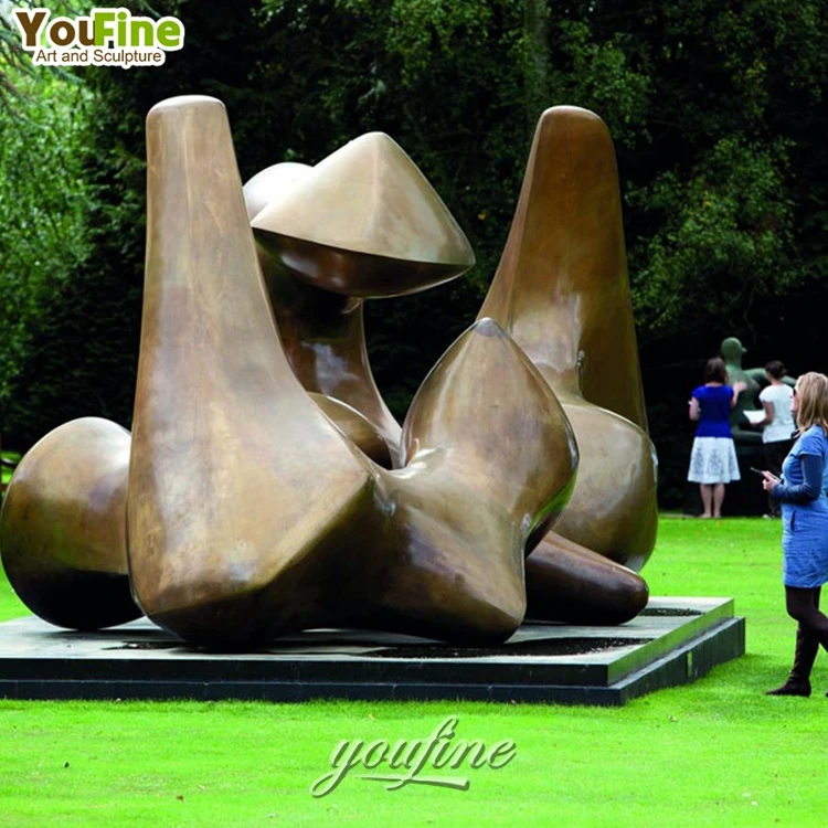 YOUFINE 手作りの有名アーティストによる現代抽象ブロンズ像 ヘンリー