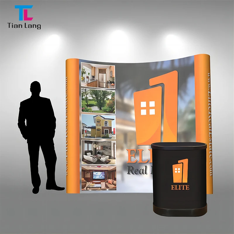 Tian Lang Estand de Teixit Plegable Forma Recta Portable per a Festa d'Aniversari d'Esdeveniment