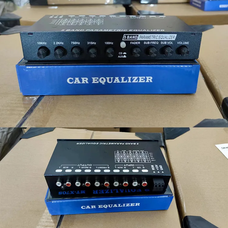 Equalizzatore Audio Auto 5 Bande - Amplificatore Crossover Per Migliore Qualità Sonora - Foto 4