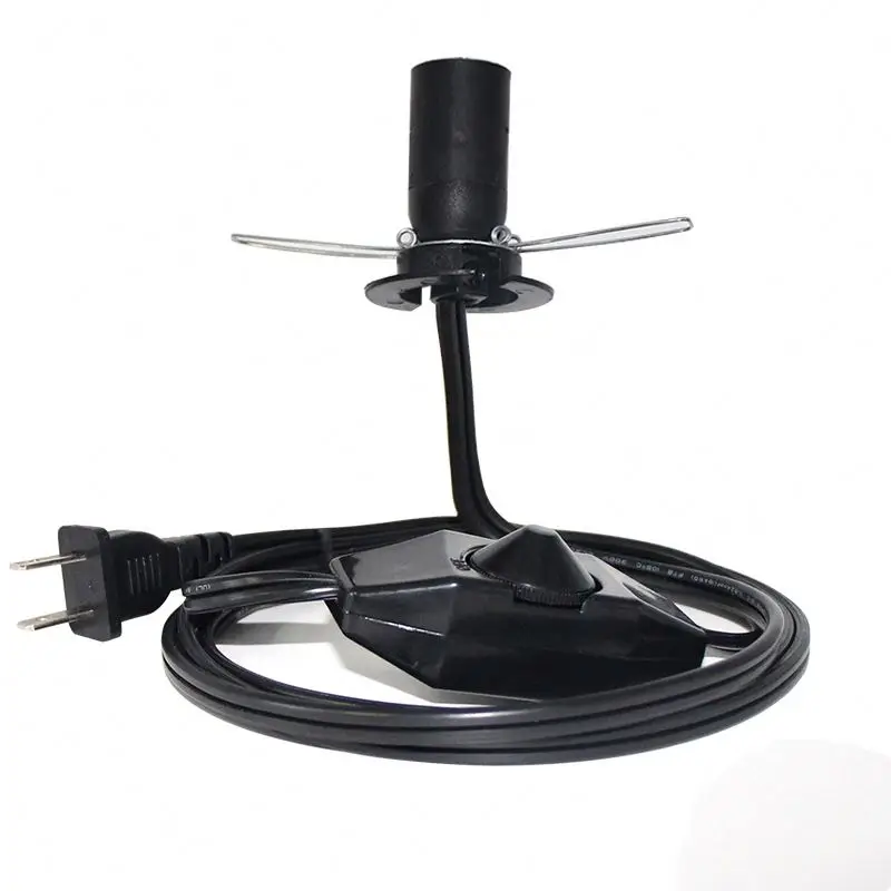Salt Lamp Cord wtih Dimmer and Wire Clip USA Standard E27 E14 E12 lamp socket