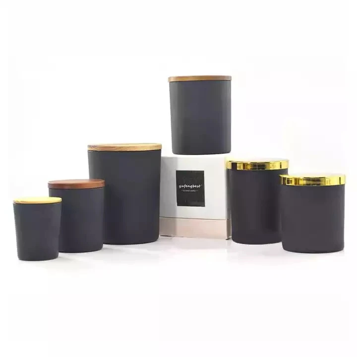 Donguan Factory Custom Print Gold Foiling logo Upper and Lower Boxes Candle Packaging Boxes