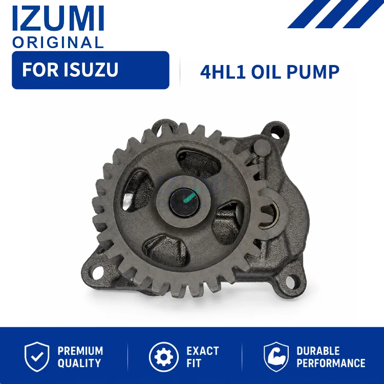 IZUMI ORIGINAL 4HL1 Oil Pump diesel engine parts for Isuzu Trucks Pickups Excavators Forklifts