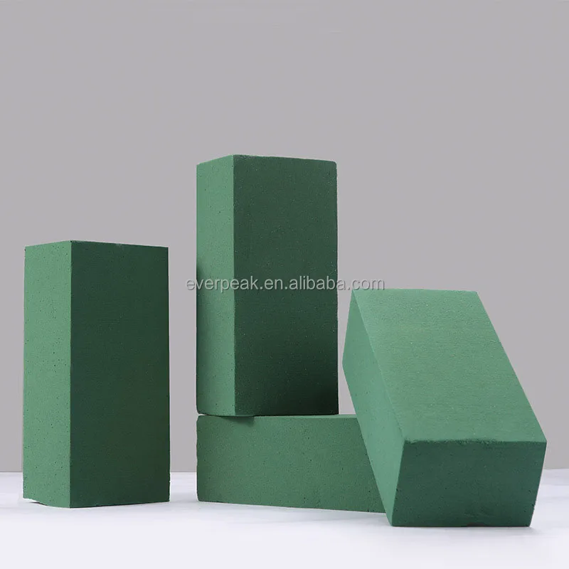 15PCS Floral Foam, Round Dry Floral Foam Blocks, Flower Mud Green Styrofoam  Blocks for Artificial Flowers