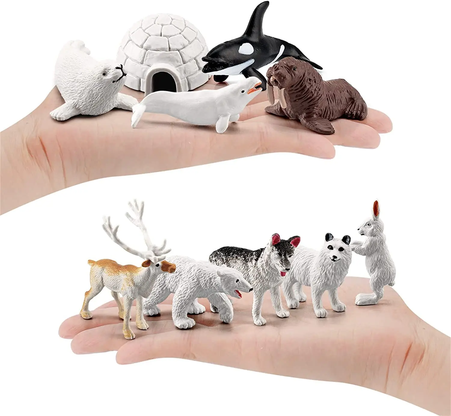 Mini Arctic Animals Toys Set 10pcs Polar Animal Figurines For Toddlers 1-2  Inch Plastic Arctic Tundra Deer Toy Animal - Buy Animals Toys,Plastic Toys,Cheap  Toys For Childrens Plastic Product on 