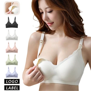 Wholesale In-Stock Women's Seamless Nursing Bra - Maternity Care Bra with Adjustable Shoulder Straps