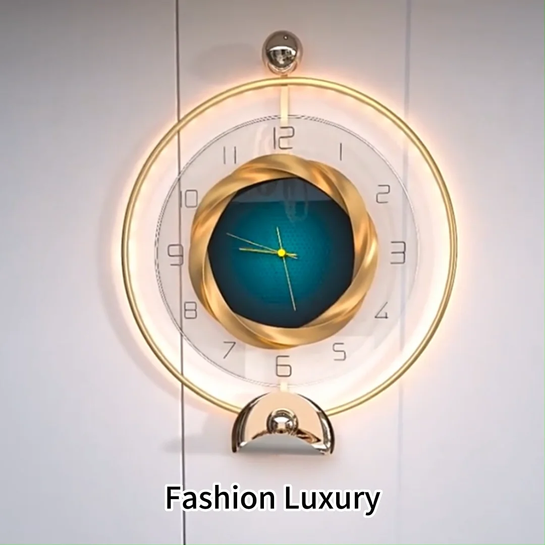 New Design Led Wall Clock Acrylic Silent Wall Clock Home Decor Creative