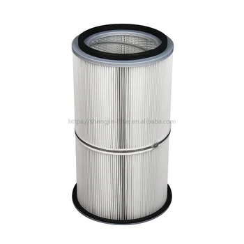 Hot Selling Industrial Pleated Dust Collector Cylinder Air Filter Cartridge Dust Filter Cylinder