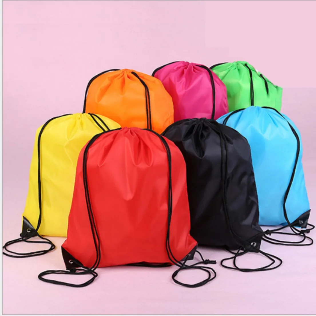 Customized Cheap Drawstring Bag Polyester Draw String Bag