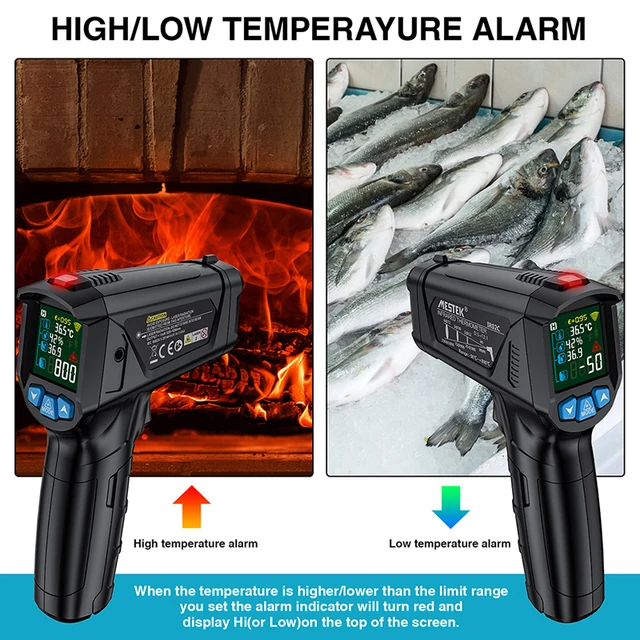 IR Laser Thermometer  Digital Non Contact Portable Temperature gun  Digital BBQ Thermometer pyrometer  For Industry Thermometer - Image 3