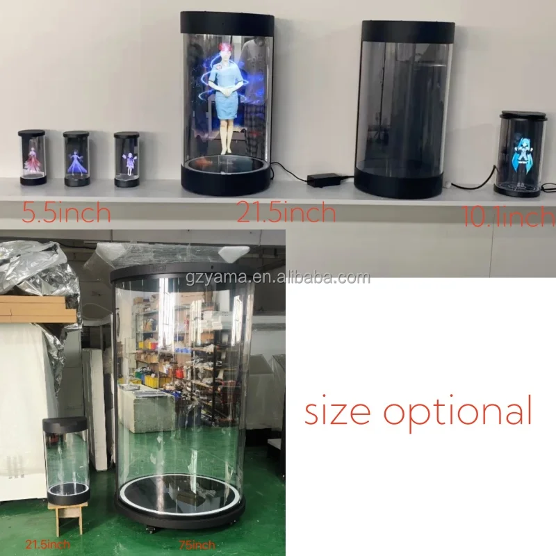 3Dホログラムディスプレイマジックライト Amazon.com: ASHATA 3D Hologram Fan,Holographic Projection