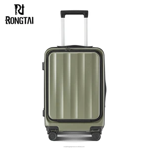 Unisex Modern Cartoon Style Jiaxing Luggage Durable Aluminum Cabin Trolley Bag ABS Metal Suitcase Lock PC Carry-On Travel Case