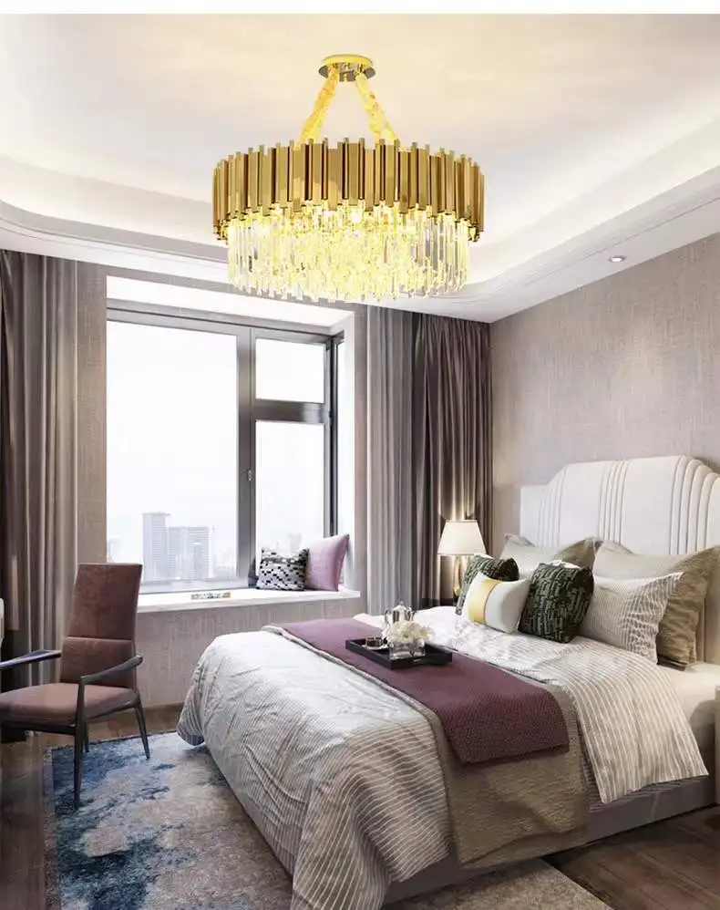 American Villa Hotel Chandeliers Lighting Quality Stair Light Chandelier Glass Pendant Ball