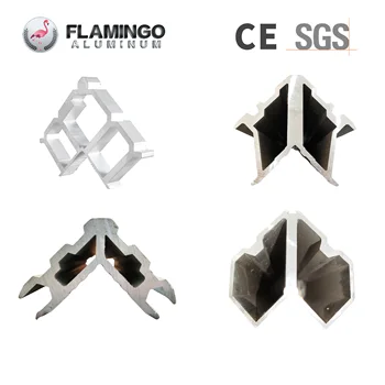 Aluminum Extruded Corner Frame Corner Joint Inside Corner Angle Bracket Connection Joint Aluminum Profiles