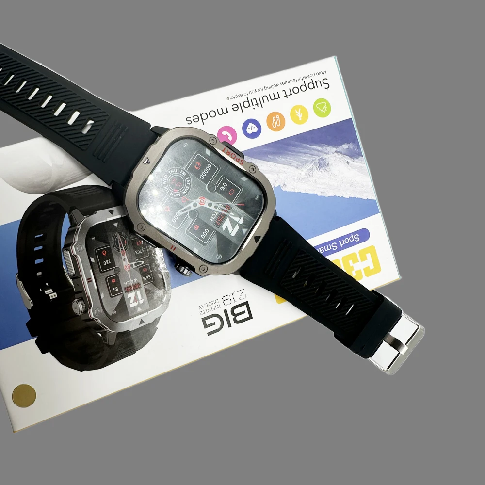 Factory C30Pro Big Inch Screen Magnetic Charger Waterproof Bt Call Popular Women Men Smart Watch