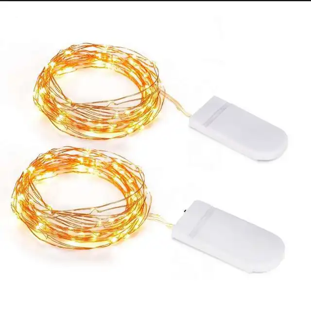 Fairy String Lights Battery Operated Starry LED Lights Waterproof Micro Copper Wire Light Holiday Christmas Decoration