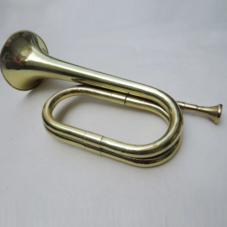 Factory Direct Sales Blow Instrument Percussion School Drum And Bugle Team Cheap Practical Bugle
