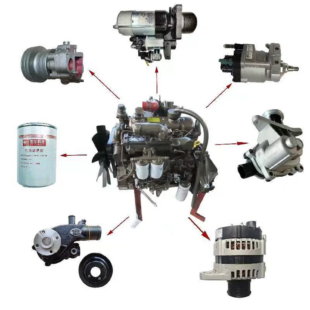 OEM Factory Yuchai 4110 Engine EFI Euro III Engine Parts E2100-900020 Piston Cylinder Liner Kit