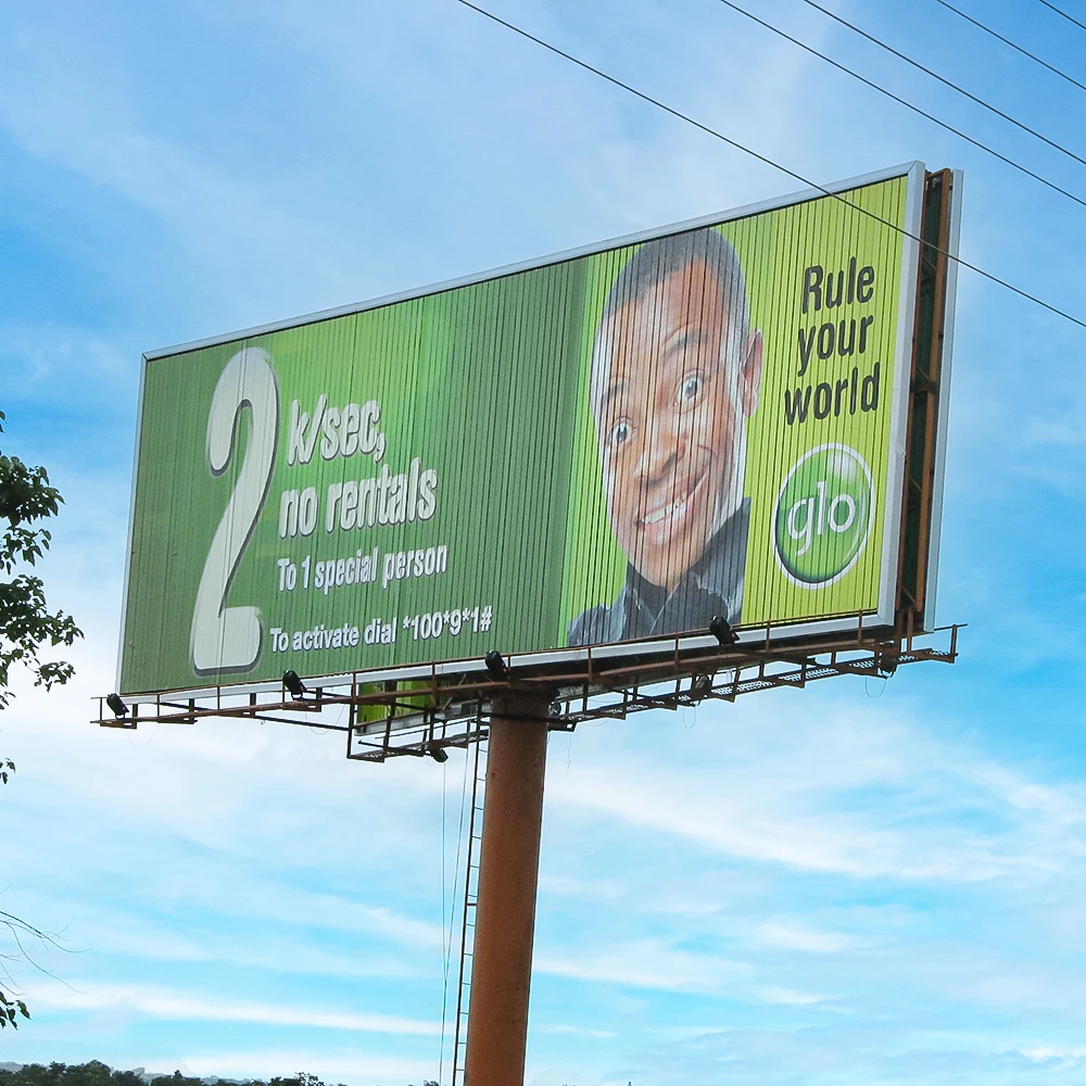 Outdoor / Indoor Rotating Three Faces Tri-vision Billboard