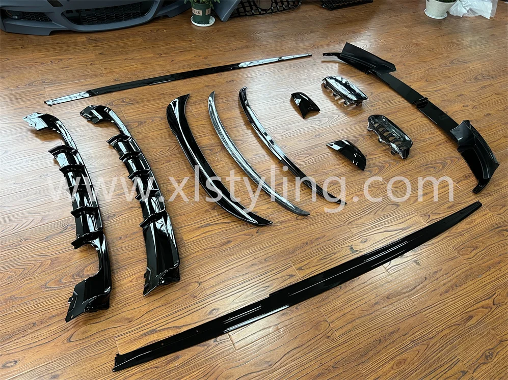 XLstyling Car M Performance MP Front Bumper Splitter Lip Rear Diffuser Side Skirt Spoiler Grills Mirror Cover for BMW F30 F31