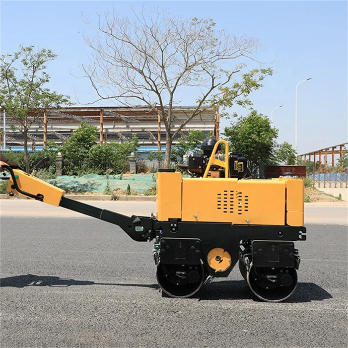 Tennis Court Compaction Small Vibratory Hand Roller Compactor