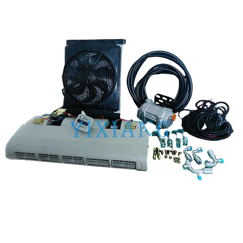 12V 24V Compressor 220V Portable Parking AC for Vehicles Vehicle AC Truck air Conditioning Solar Vehicle AC Auto Repair Tools