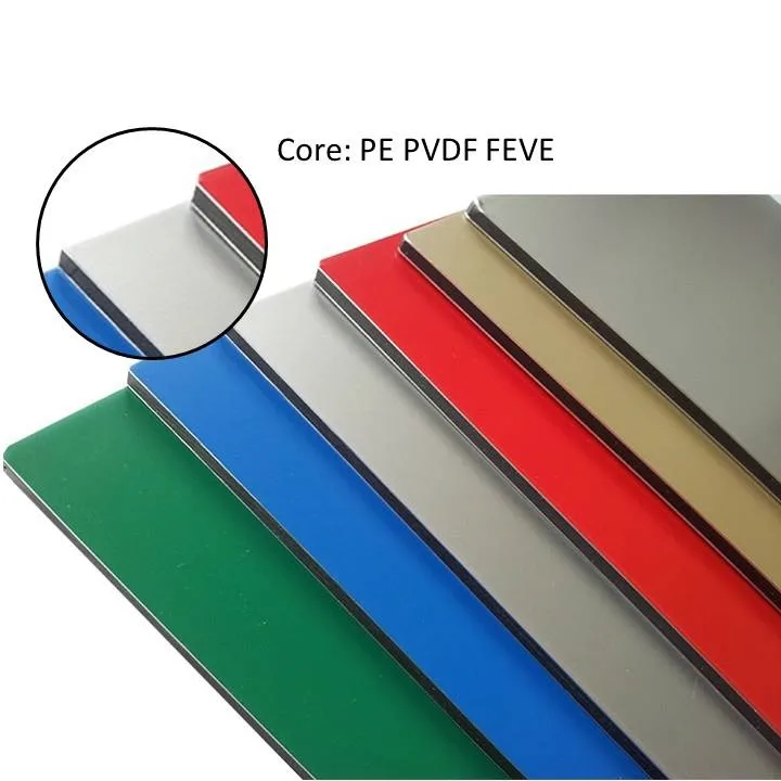 3MM 4MM PVDF FEVE Coating ACP Sheet Aluminum Composite Panel