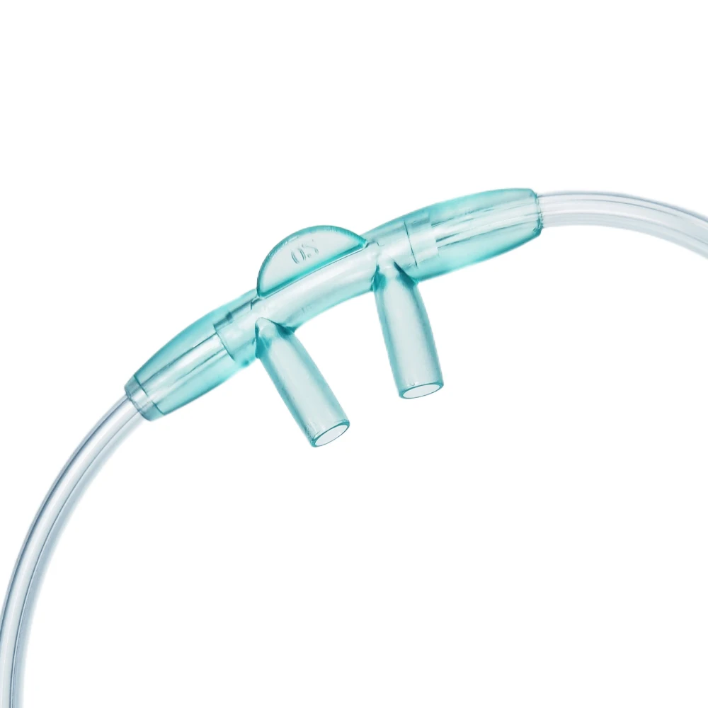 High Quality ISO Certified Medical Grade PVC Oxygen Tubing Soft Polymer Cannula Nasal Oxygen Mask Breath Ozone Medical
