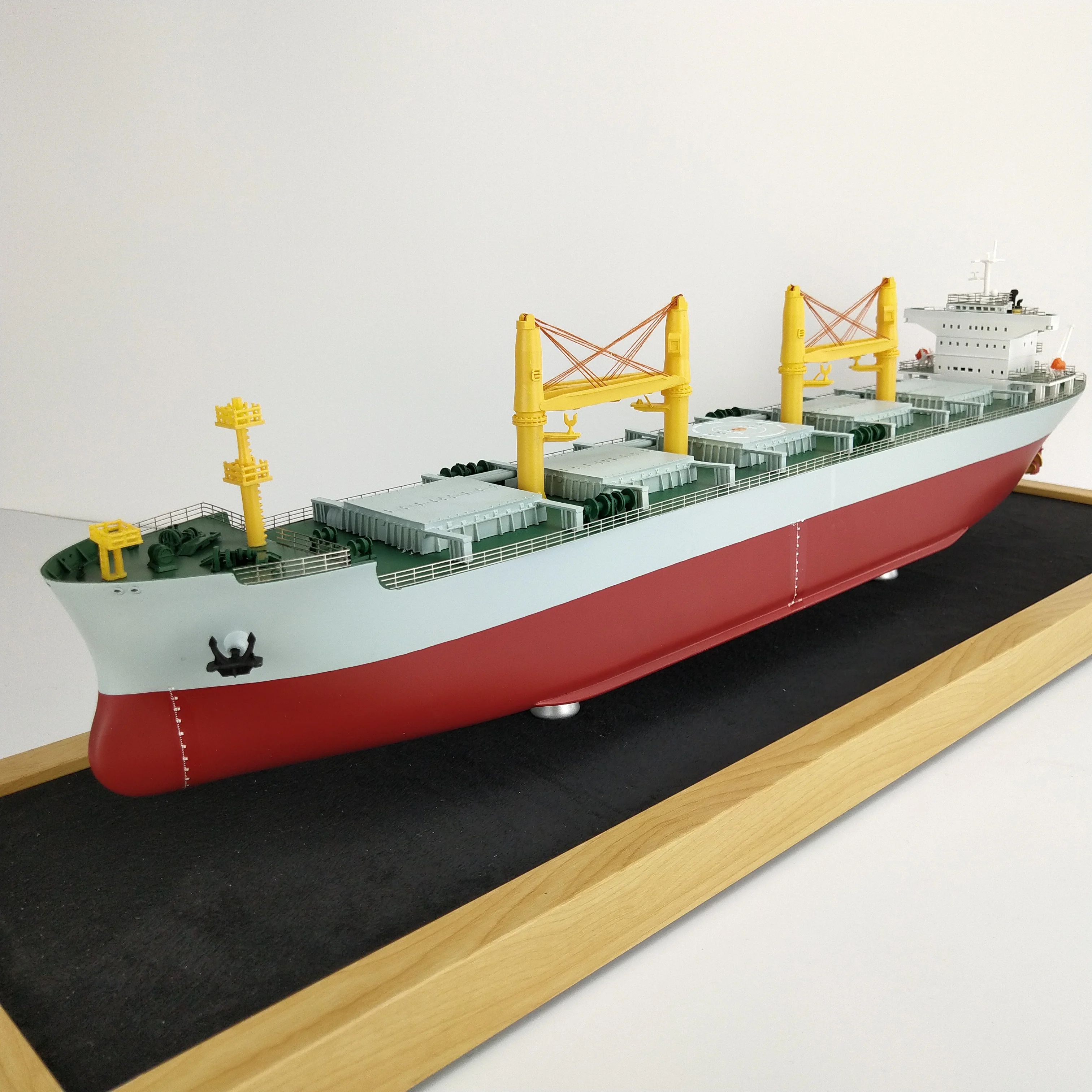 【A】O.A.S Customized 65cm Plastic Ship Model Maker Simulation Bulk Carrier Model for Hobby Display Cases