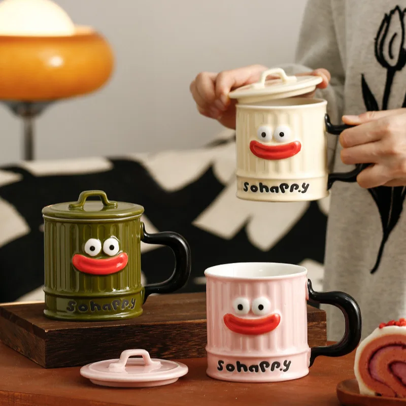 Funny Big Lips Ceramic Coffee Mug Personalized Cartoon Mugs with Lid|  Alibaba.com