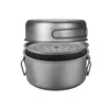 Grey 1800ml soup pot + medium frying pan