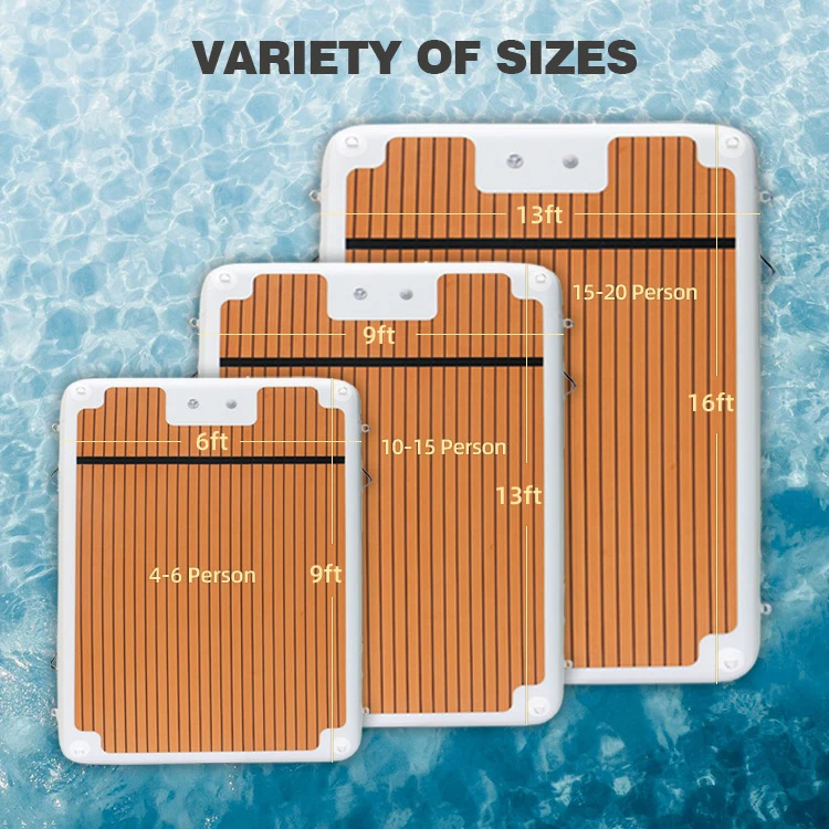 Custom Inflatable Pontoons Wholesale Custom Inflatable Pontoon Floating Islands Boat