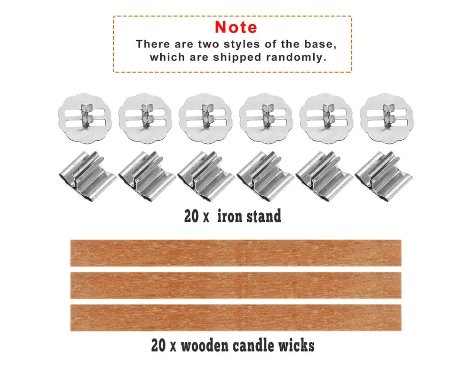 Hot Sale Custom Woodtextured Candle Wick For Candle Making With