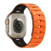 Orange with black