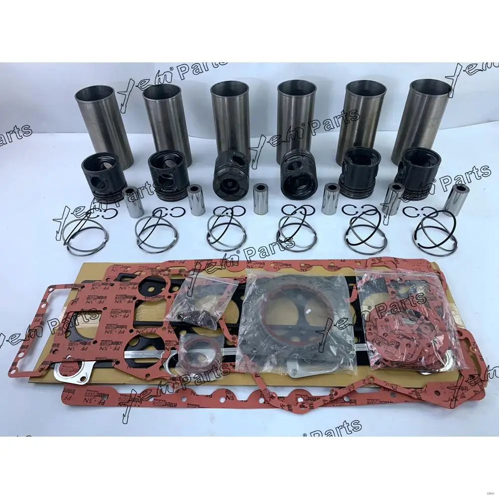 1006E-6TW Overhaul Kit With Cylinder Gaskets Set Piston Rings Liner for Perkins