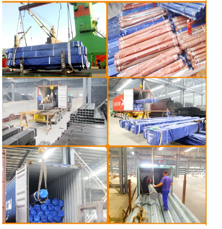  ASTM A36 A210-c 1.0033 BS 1387 MS Hollow Section Steel Pipe Welded Gi Hot Dip Galvanized Square Pipes Round