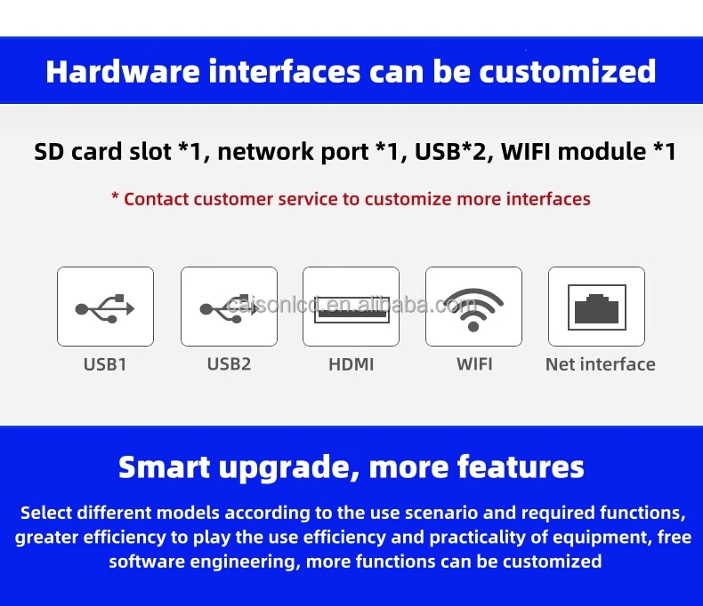 65 /75 /85 inch  touch all-in-one Digital signage and display high brightness display vertical landscape LCD advertising display factory