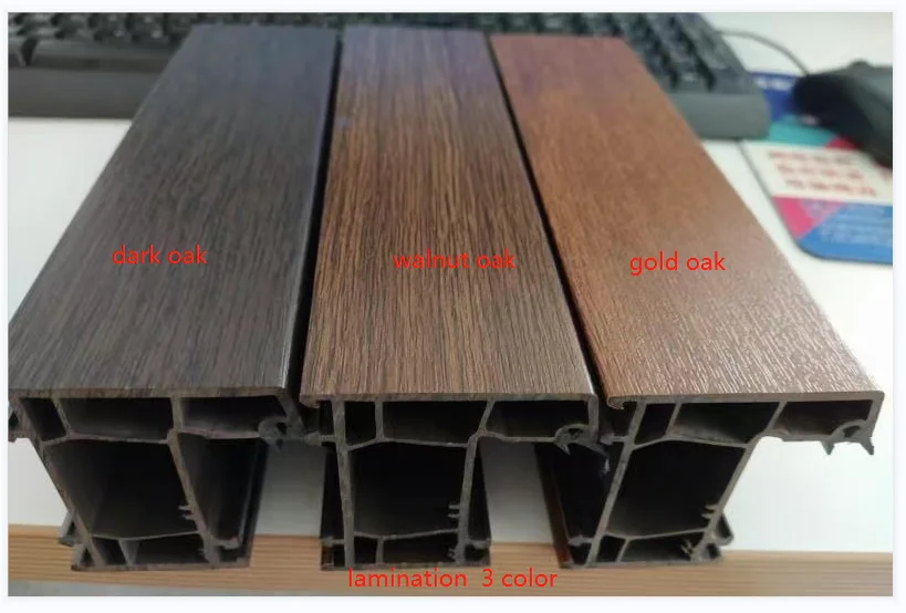 BEIDI laminated pvc upvc profile