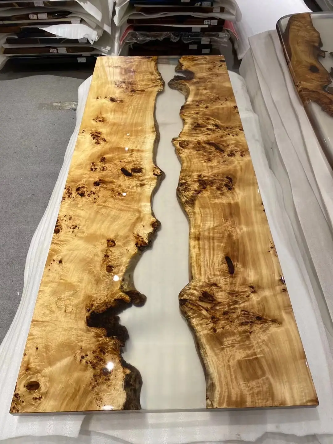 poplar slab table