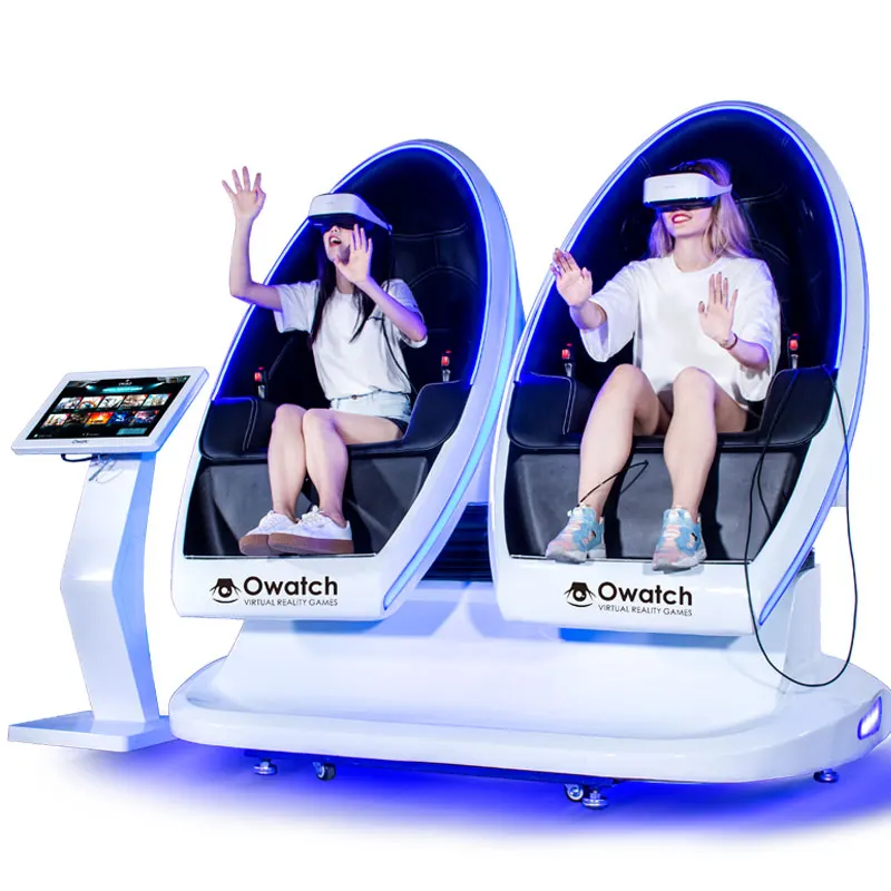 Source 9D VR Chair 2 Seats Virtual Reality Game Machine Factory Price on m.alibaba.com