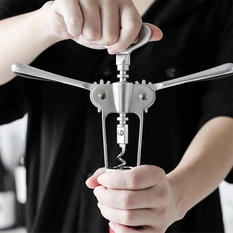 Zinc Alloy Cork Remover Tools Multifunctional Bottle Corkscrew Wine