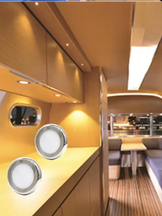 Luce LED In Rame Da 12 V. Dimmerazione Touch O Interruttore A Pressione. Fornita Con Staffe Di Montaggio. Illuminazione A 12 V Per Camper, Autocaravan E Barche. - Italia - Foto 7