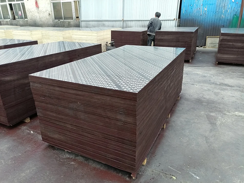 18 mm Construction Shuttering Board Phenolic Plywoods Black Concrete Formwork Film Faced Plywood