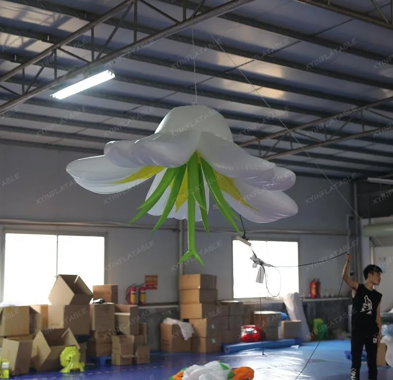 Factory price inflatable led flower, inflatable lighting flower, inflatable flower wedding